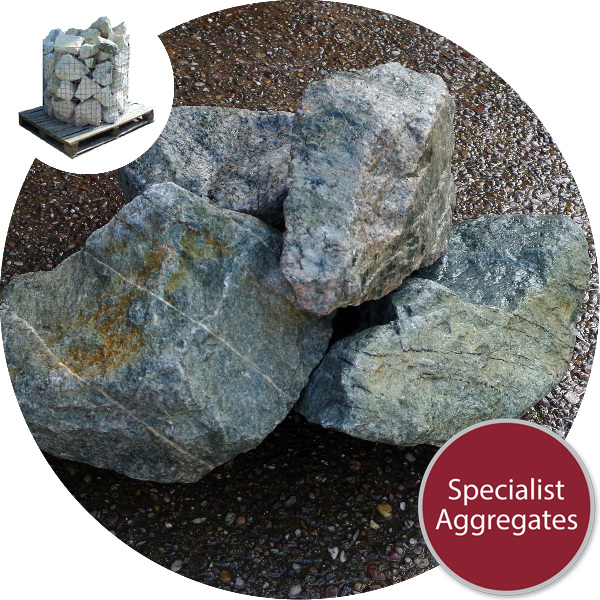 Welsh Green Granite Rockery